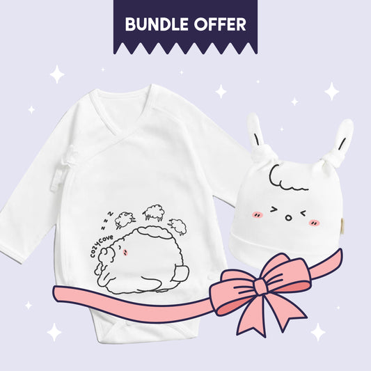 [BUNDLE OFFER] Kumo Infant Bodysuits and Baby Hat