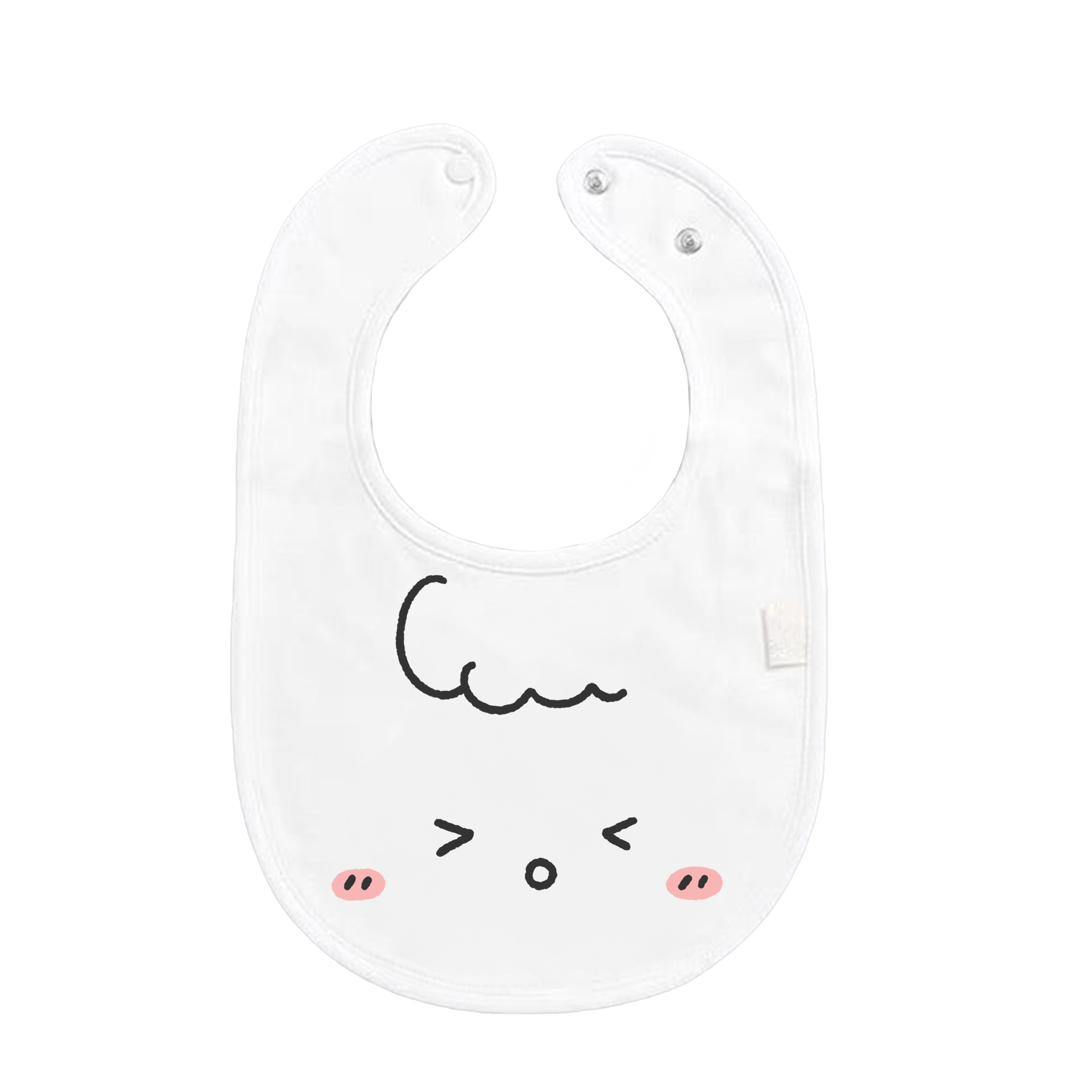 cozycove baby bib with Kumo character design